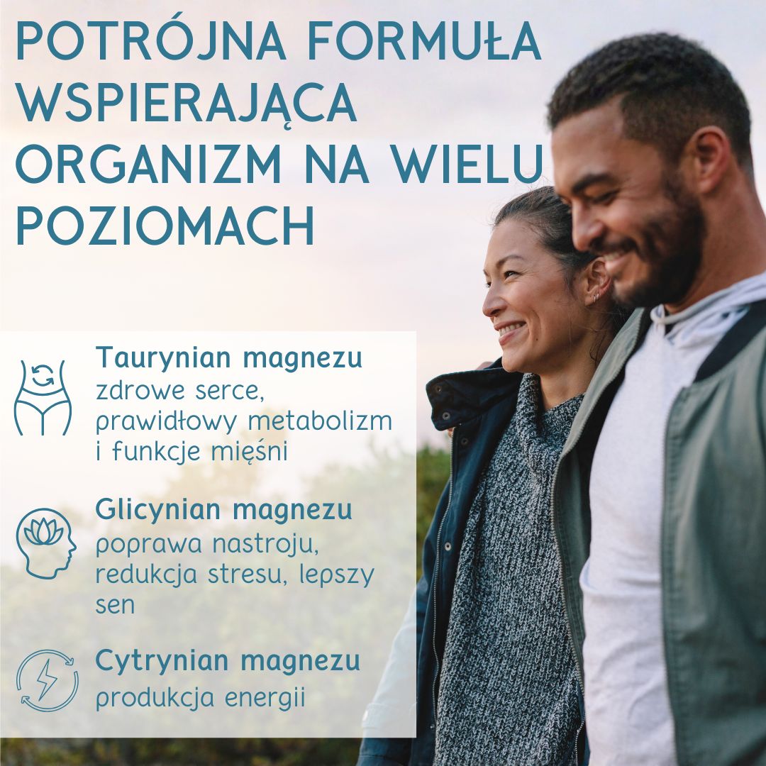 Potrójny Kompleks Magnezu Igennus - cytrynian, taurynian i diglicynian magnezu